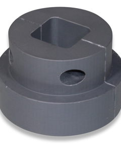 Extrusion plate divided PVC square 40x40mm f/agitator shaft